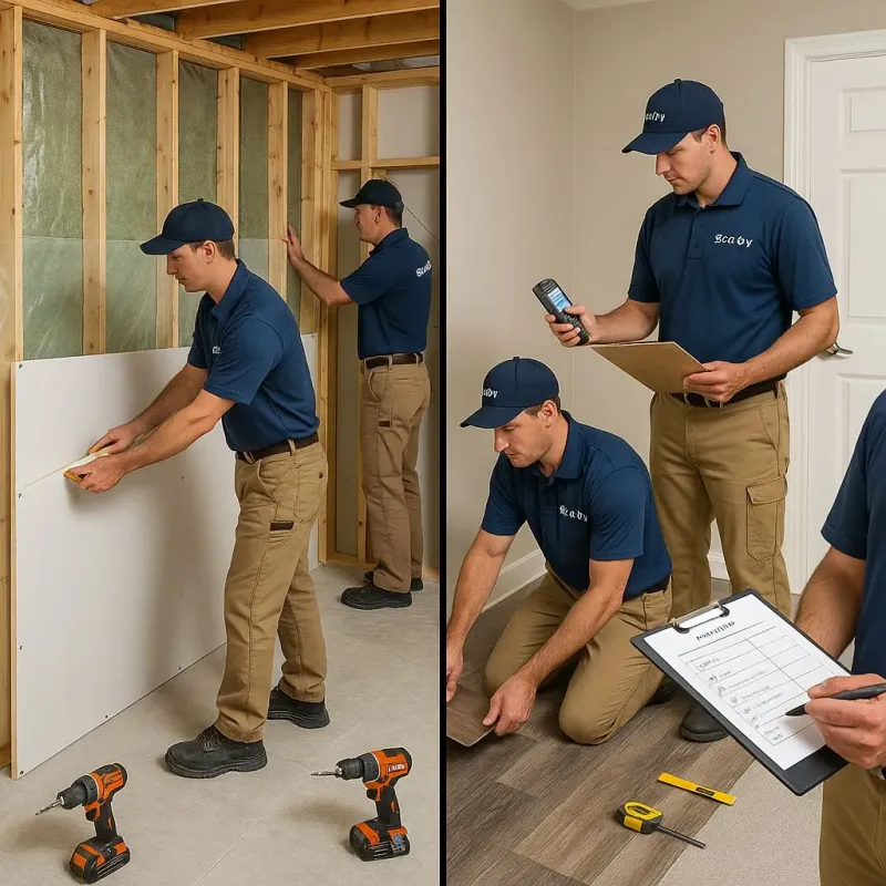 Repairs and Reconstruction process in New Hope, MS